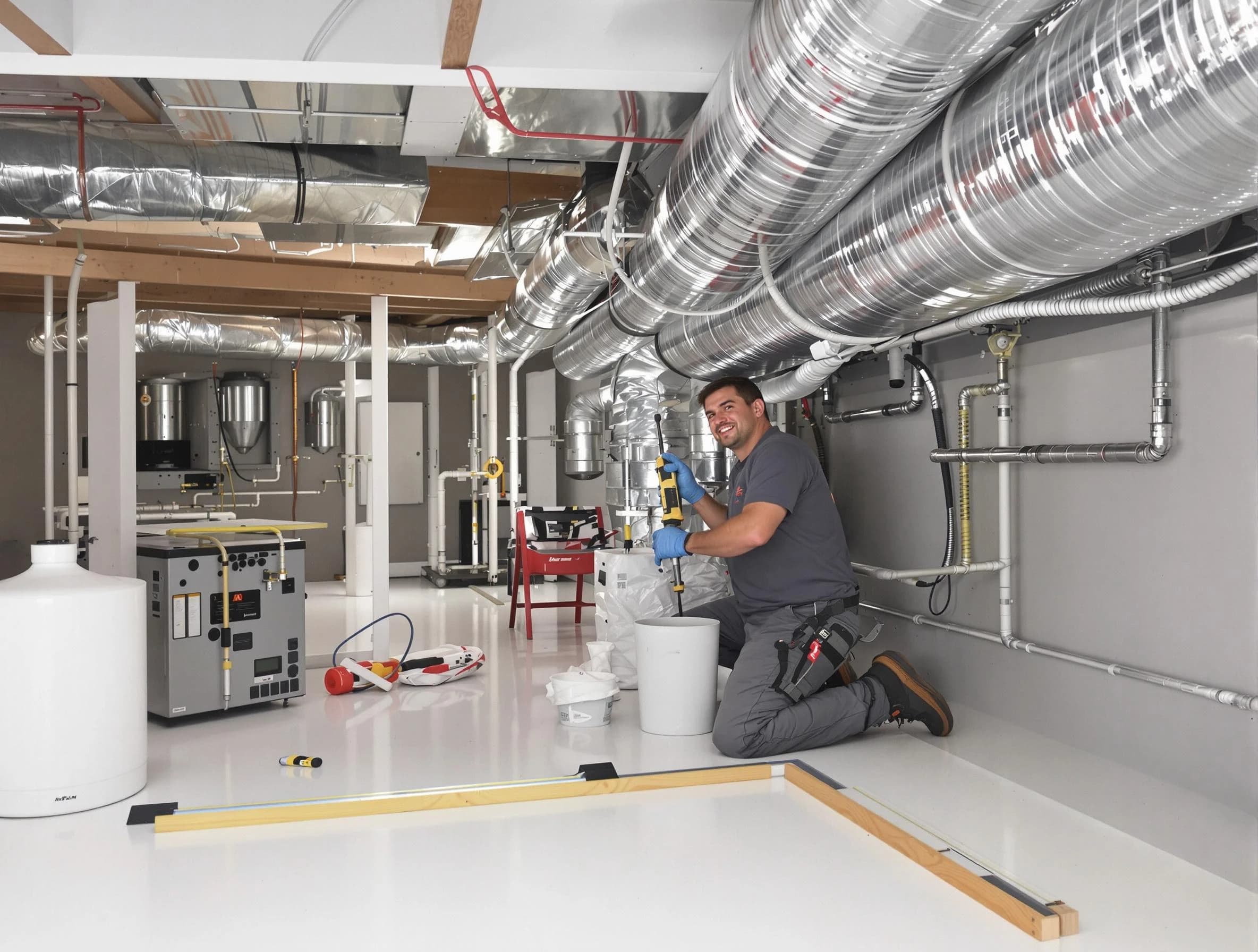 Professional duct sealing service by Clarkston Air Duct Cleaning in Clarkston