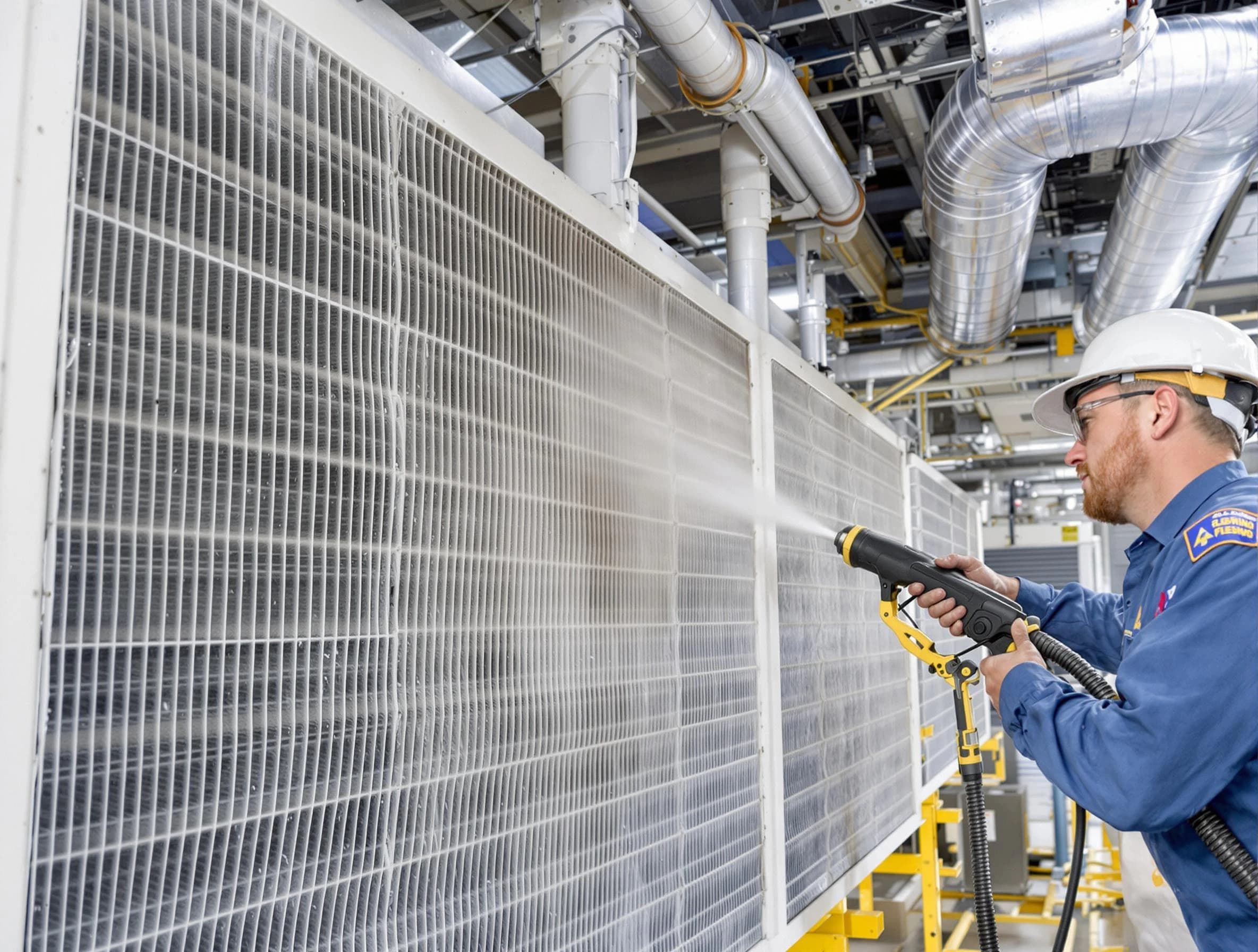 Professional commercial coil cleaning by Clarkston Air Duct Cleaning in Clarkston