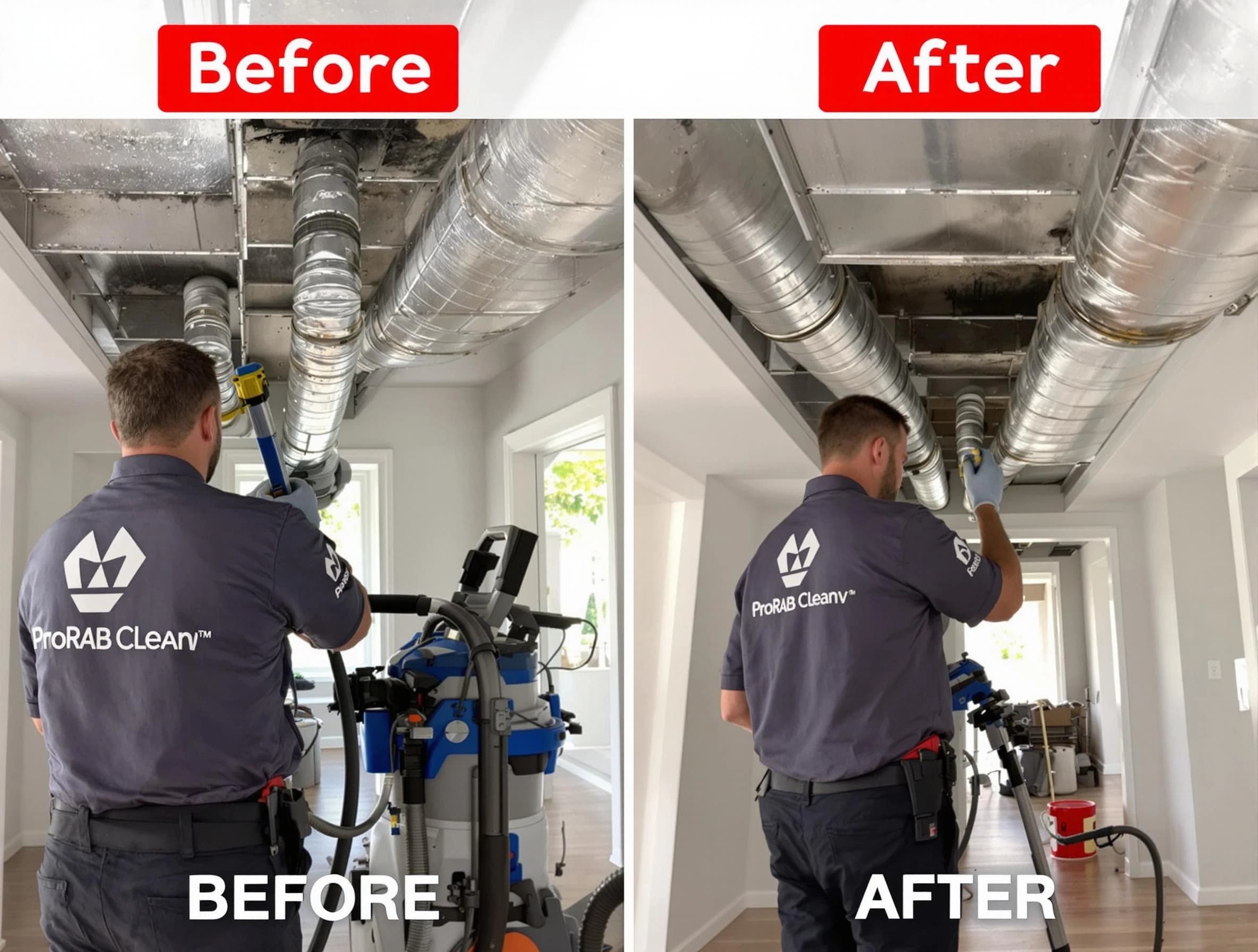 Clarkston Air Duct Cleaning expert performing thorough residential duct cleaning in a Clarkston home