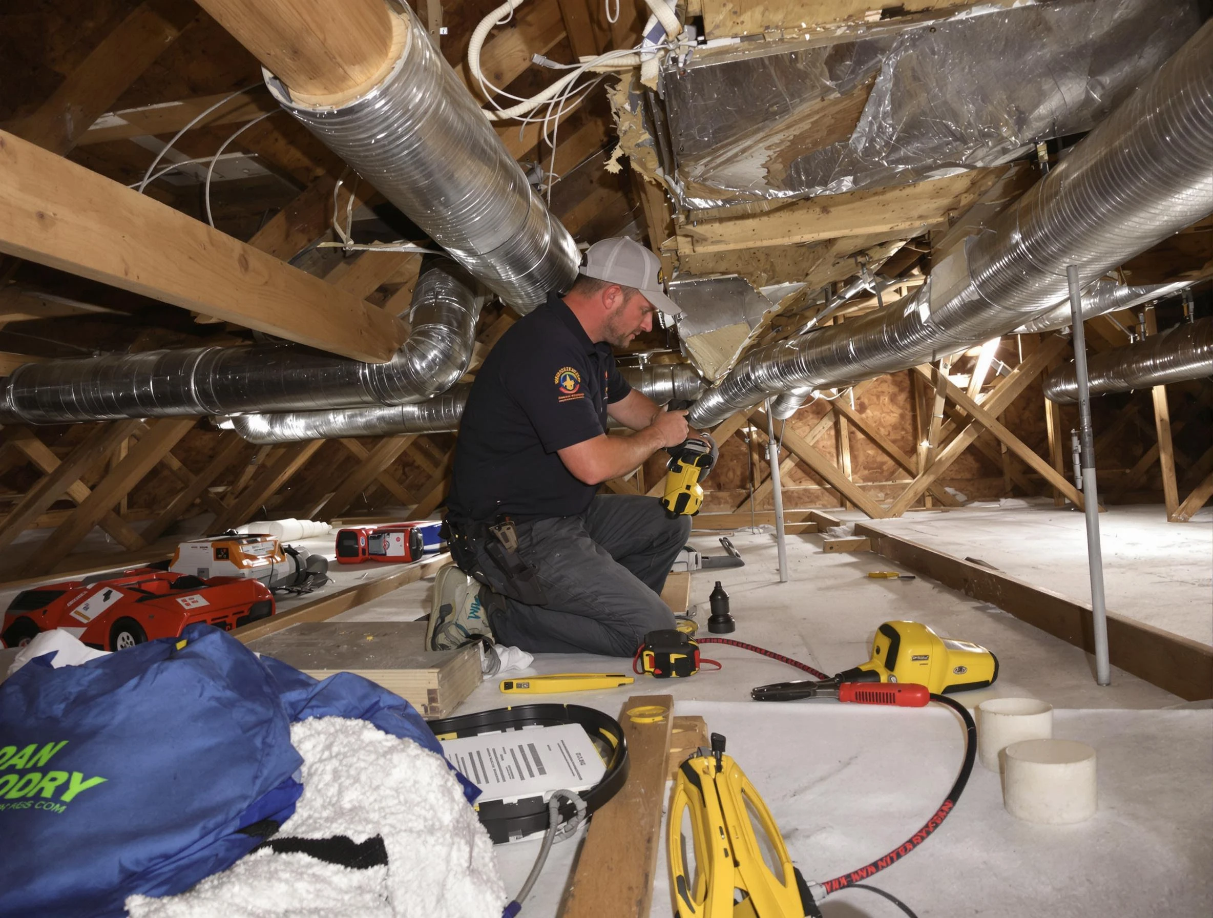 Professional air duct repair by Clarkston Air Duct Cleaning in Clarkston